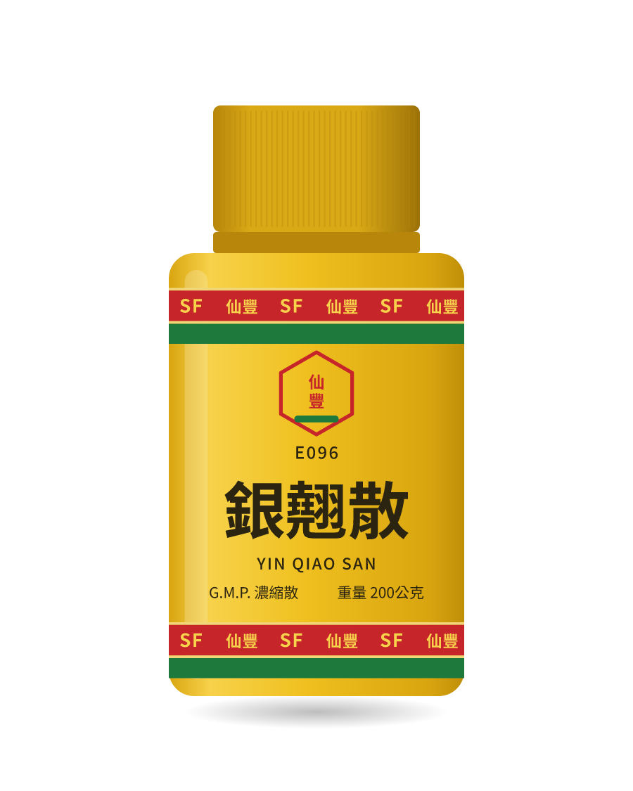 銀翹散 200g 药瓶示意图